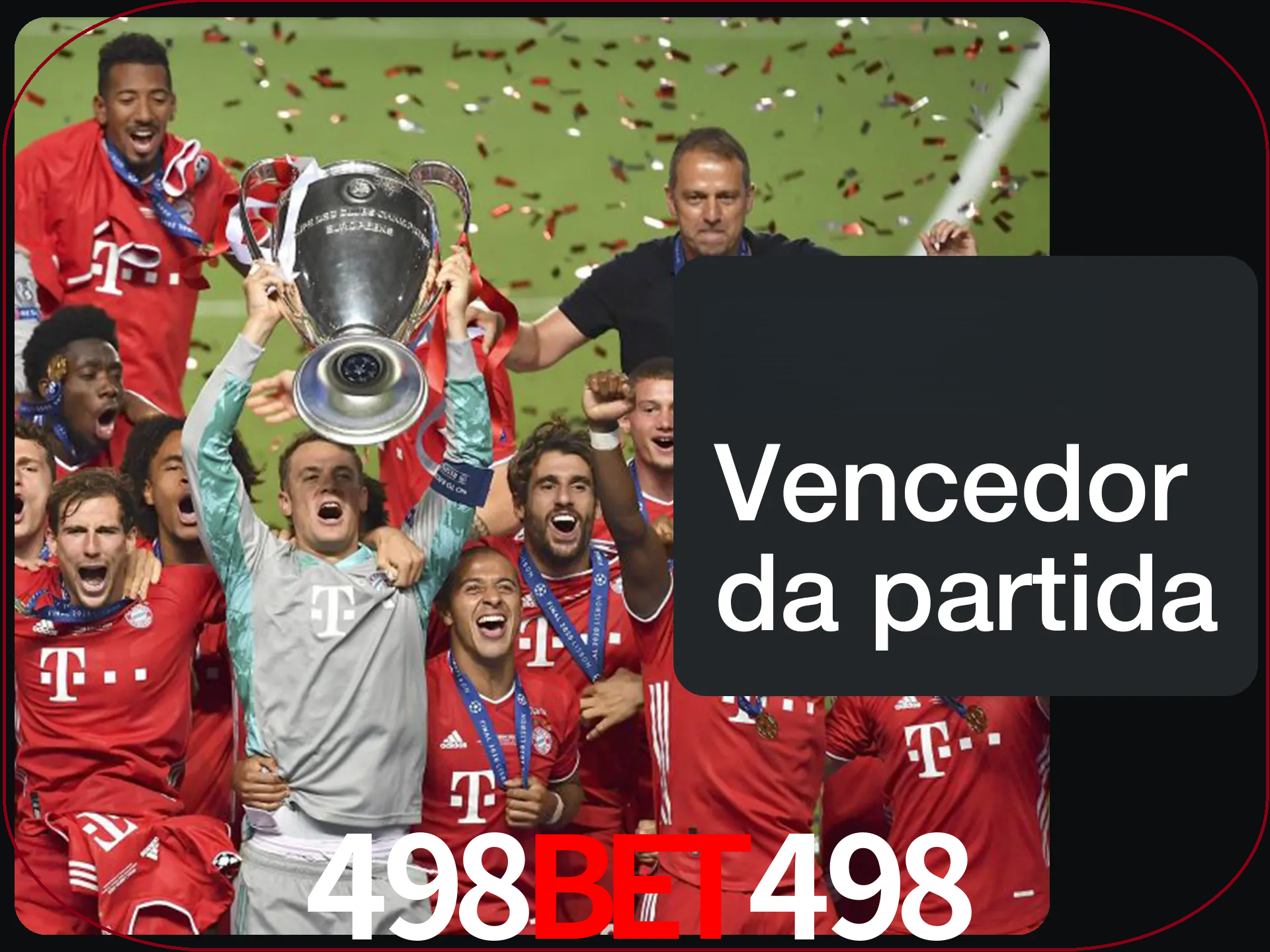 Aposte no vencedor e ganhe uma grande quantia de dinheiro.