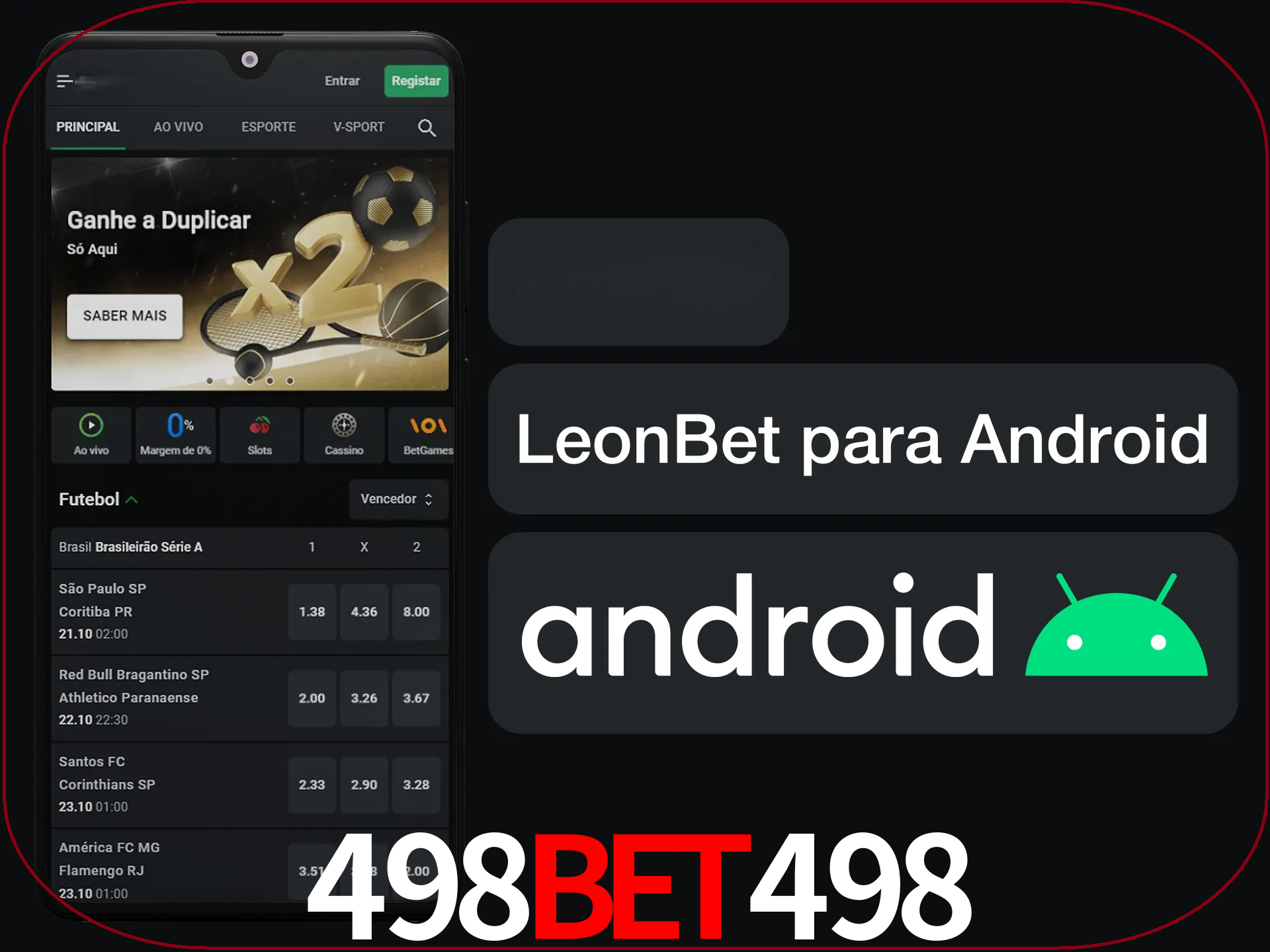 Adquira sua versão poket de LeonBet.